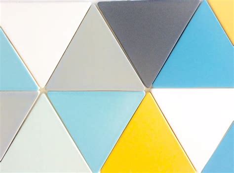 Basis Ceramic Tile I 8 Triangle 32 Colors Modwalls