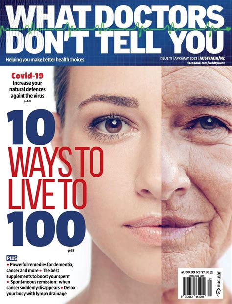 what doctors don t tell you australia nz april may 2021 magazine