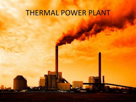 Ppt Thermal Power Plant Powerpoint Presentation Free Download Id
