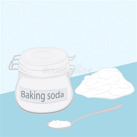 Baking Soda Vector Illustration Stock Vector Illustration Of Concept