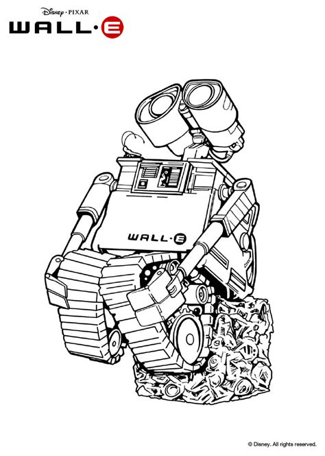Download Wall e to download for free - Wall E Kids Coloring Pages