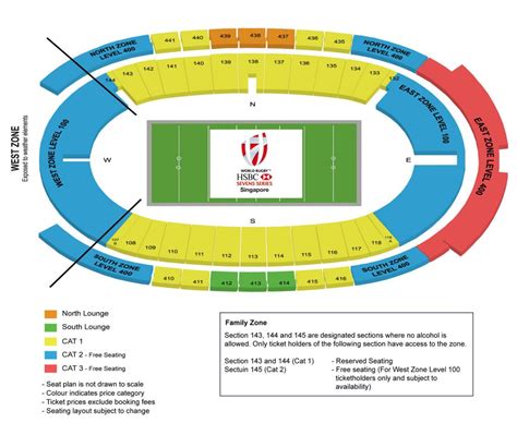 Singapore Stadium 7s Seating Plan Atlas Group Travel