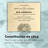 Constitución de 1819 - Constitución de la Nación Argentina