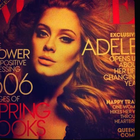 Adele S Vogue Cover Love Vogue Covers Vogue Us Adele