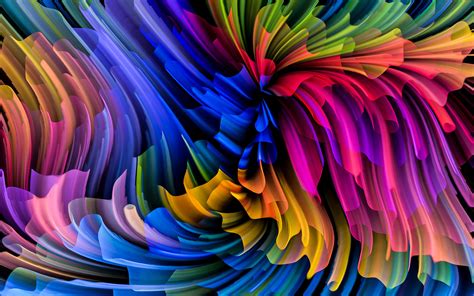 Colorful Abstract Waves K Wallpapers Wallpaper Cave