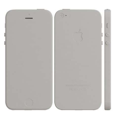Iphone 5s All Color 3d Model 20 Wrl Obj Fbx 3ds Max Free3d