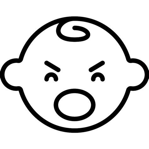 Crying Baby Outlined Svg Vectors And Icons Svg Repo