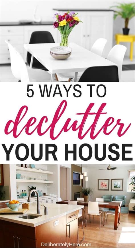 5 Ways To Declutter Your House In One Week Deliberately Here