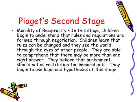 Piaget Moral Development Stages