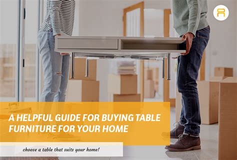 A Helpful Guide For Buying Table Furniture For Your Home Urban Concepts