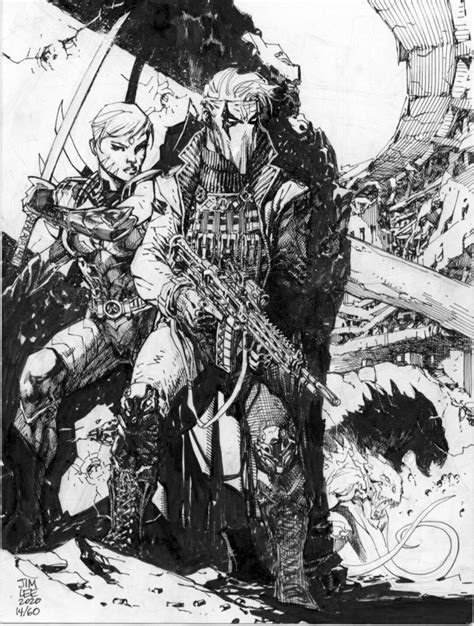 Jim Lee Dc Characters Original Art For Charity Auctions 11 20