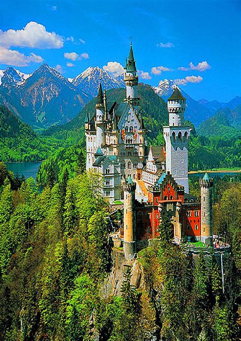 Summer Neuschwanstein Castle Germany Germany Castles