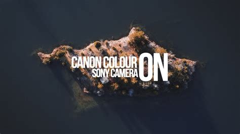 How To Get Canon Colors On Sony Cameras Youtube