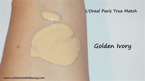 window to the beauty l oreal paris true match foundation review