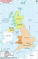 Regno Unito - mappa politica