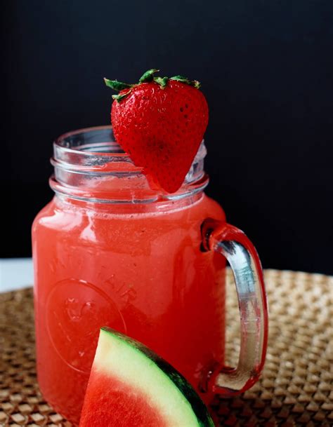 Watermelon Strawberry Lemonade Recipe