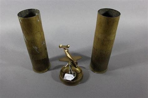 Wwii Trench Art Hudson Bomber And Shell Cases Trench Art Militaria