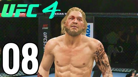 UFC 4 Middleweight Career Mode Walkthrough Part 8 DOMINANT YouTube