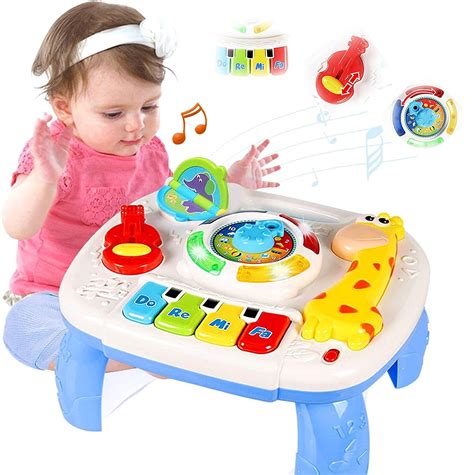 Hqxbnby Baby Toys 6 To 12 Months Musical Learning Table
