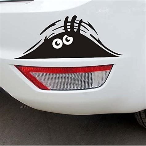 Jp Funny Peeking Monster Scary Eyes Decal Sticker For Laptop