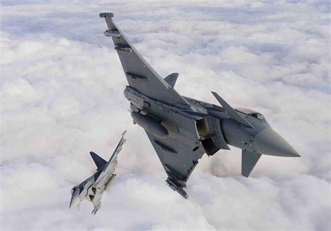 Eurofighter Typhoon Airplane Aircraft Sky Jet Wallpapers Hd
