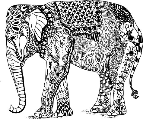 Coloriage Zen Animaux à Imprimer