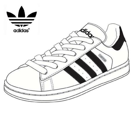 Image Result For Adidas Coloring Pages Shoes Clipart Logo Shoes Cool