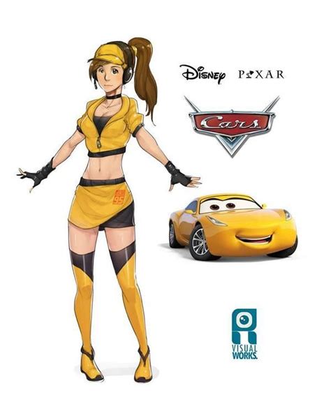 Cruz Ramirez Human By Quartziie On Deviantart Cars Cartoon Disney Disney Characters As