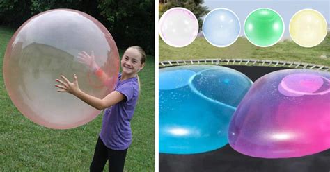 These Giant Bubble Balls Can Be Filled With Air Or Water And You Know