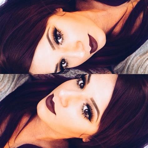 Loving Dark Lips Like This Lately And Loving The Dark Makeup Look In