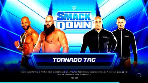 WWE Friday Night Smackdown Ricochet Braun Strowman Vs Imperium In A