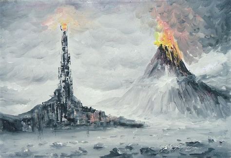 Mordor Painting Lotr Art Lord Of The Rings Art Lord Of The Rings