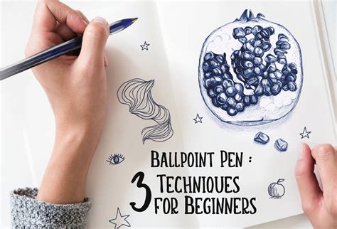 Ballpoint Pen 3 Techniques For Beginners Enroll In My