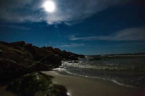 Moonlight Beach Stock Photos Pictures And Royalty Free Images Istock