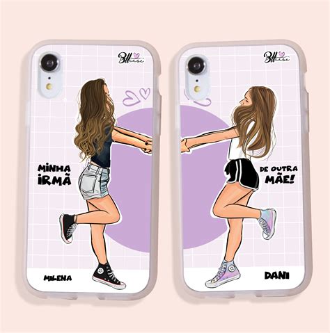 Par De Capinha Bff Irmã Bffcase