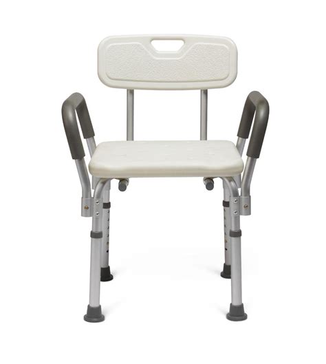 Medline Knockdown Bath Bench With Armsback 350lb Capacity 1ct