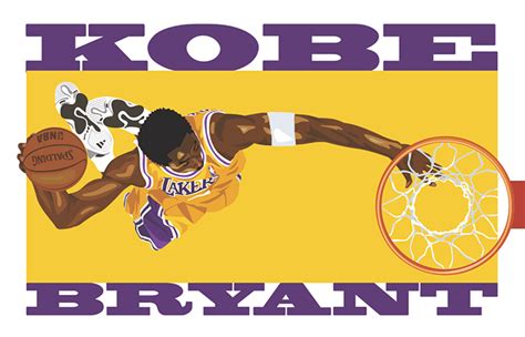 Kobe Flying Through The Sky For One Of His Iconic Dunks An Image That