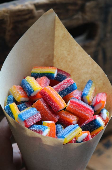 Sour Rainbow Straws 4 Oz Shane Confectionery