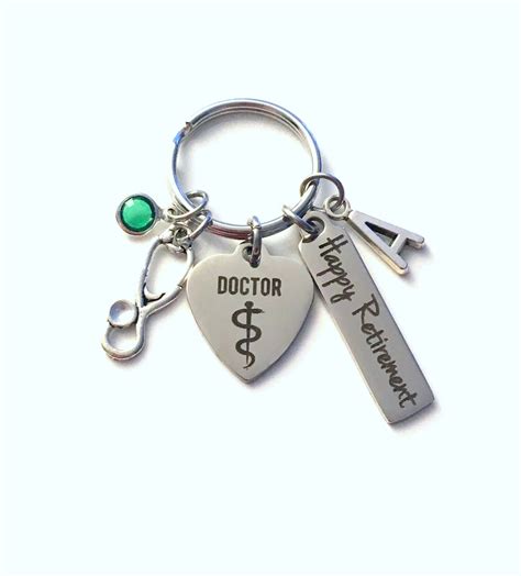 Retirement T For Doctor Keychain Medical Physician Etsy Canada
