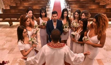 Rapaz Brasileiro Se Casa Com 9 Mulheres Em Cerimônia Na Igreja Sogras Teriam Concordado Fatos