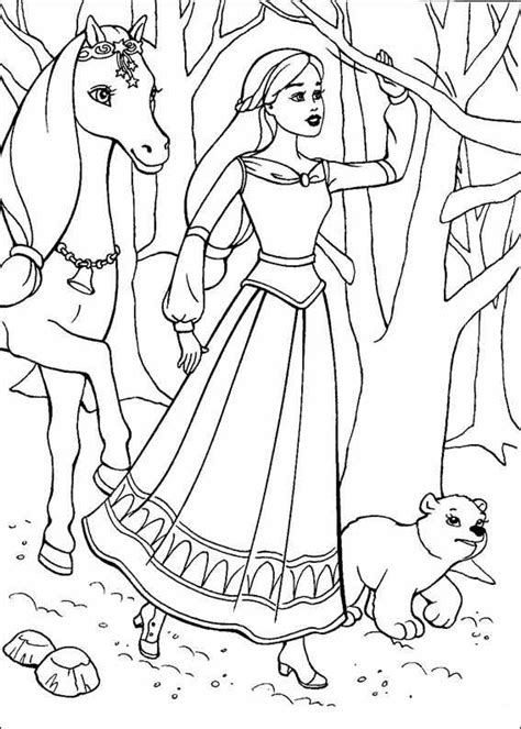 Print barbie coloring pages for free and color our barbie coloring! Learn To Coloring : February 2009