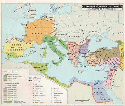 El Imperio Romano Y Las Invasiones Historical Maps Roman History