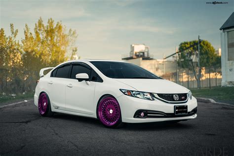 Download hd honda civic wallpapers best collection. m220-custom-raspberry-honda-civic-si-front-side | Avant ...