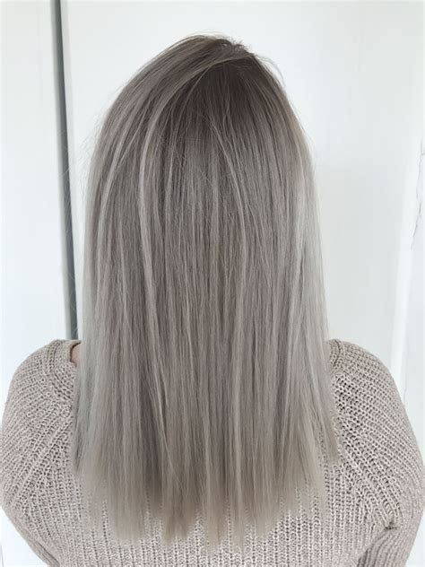 Among the most popular blond hair dye options, this highly rated. Grey haircolor Blonde darker roots | Grey blonde hair ...