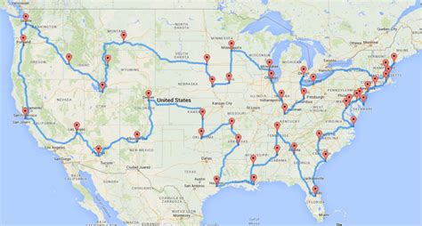 Litinéraire Parfait Pour Un Roadtrip Américain épique 48 états Dun