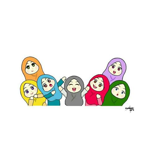 Animasi Kartun Muslimah Chibi Muslimah 1 By Taj92 On Deviantart Kartun Animasi Gambar