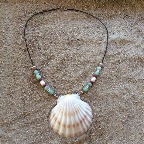 Sea Shell Necklace Beachware Ponderosapower
