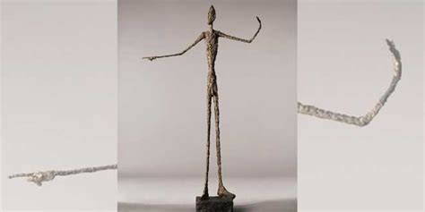 El hombre que señala Giacometti 1947 Supercurioso