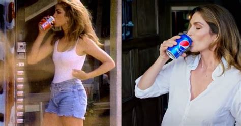 Cindy Crawford Just Recreated Her Iconic 90s Pepsi Ad On Instagram And Hot Damn Shes Still