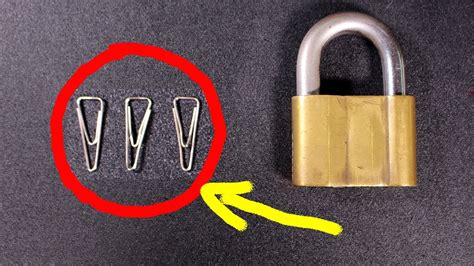 Learn how to pick a luggage lock with this lock picking tutorial. How To's Wiki 88: How To Pick A Lock With A Paper Clip